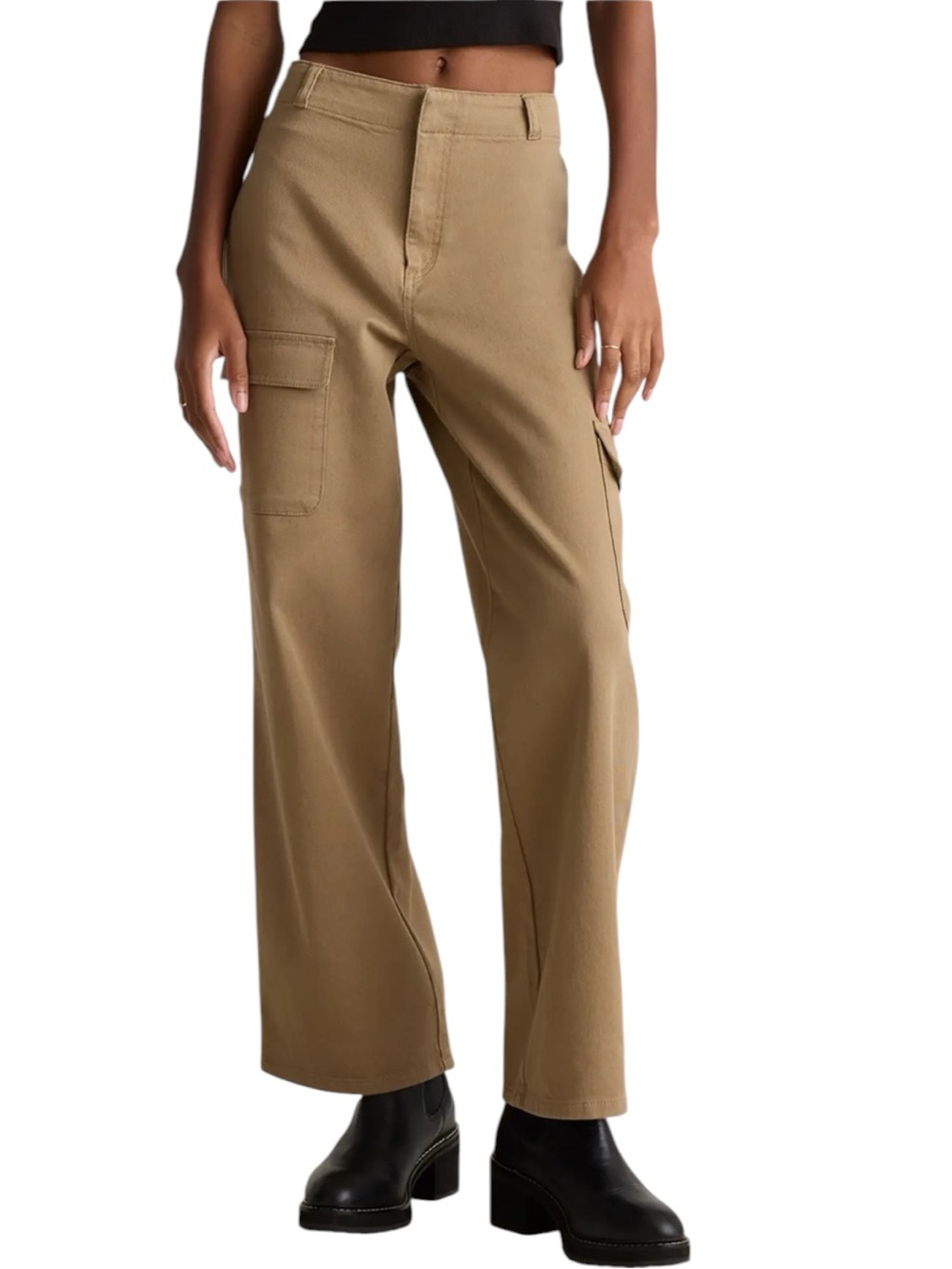 Quince Organic Stretch Cotton Twill Cargo
Khaki Pants - Picture 3 of 8